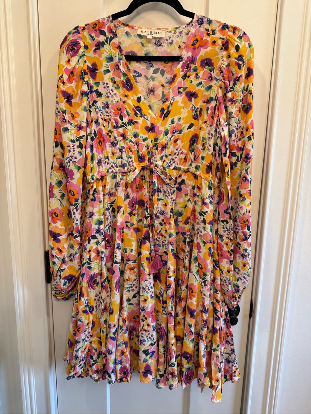 Hale Bob Floral Midi Dress